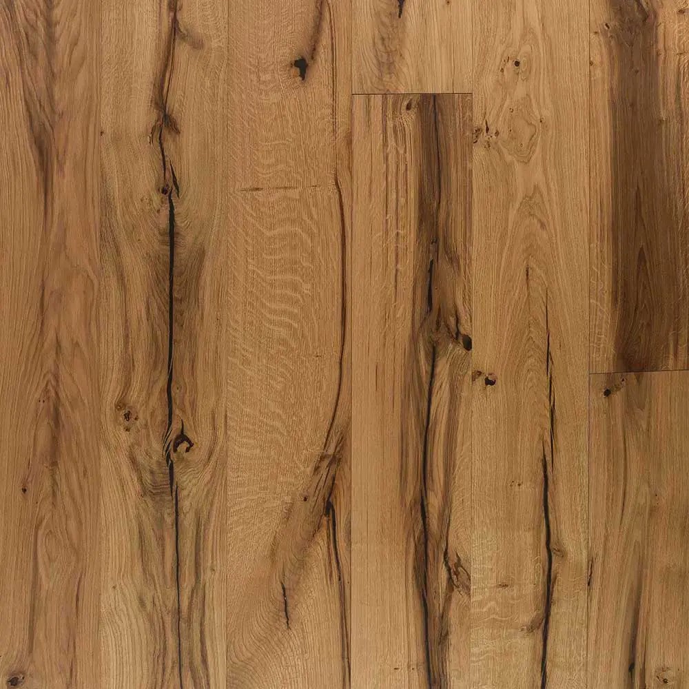 Neue Würde für altes Holz: moderne Altholzböden - Eiche - Einblatt - rustic gebürstet